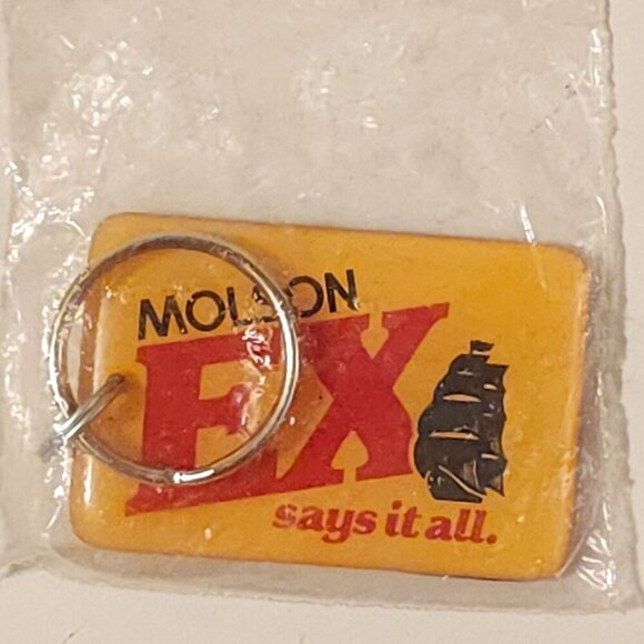 MOLSON EX Key Chain BNIP Molson Export Beer - Picture 2 of 2